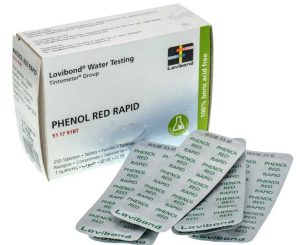 Testavimo tabletės Phenol Red - 10 tabl.